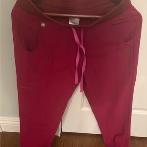 FIGS Dark Magenta Zamora Joggers
